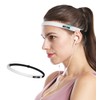HiRui Sports Silicone Sweatband, Headband with Sweat-Guiding Channels Away from
