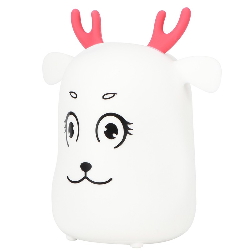 Innovative Cute Deer shaped Silicone Night Light USB Rechargeable Pat