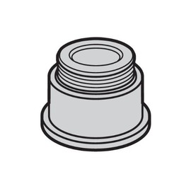 Panasonic Alkaline Ion Water Filter, Alkaline Ion Hydrator, Joint for Foam Faucets, Inner Threads, Faucet: M24, Pitch 0.04 inch (1 mm) PRV-D8623G