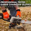Vgo... Chainsaw Gloves 12-Layer Protection on Both Hands in Cowhide,