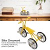 Toy Tricycle Model 3D Car Model Removable Tricycle Ornament Metal