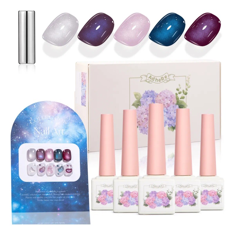 Esmaltes Uñas Gel Efecto Ojo Gato 12 Ml+ Iman, 5