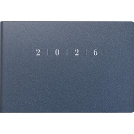 rido/idé Septimus 2026 Pocket Calendar A6 Landscape Plastic Blue