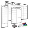 TMS Magnetic Meal Planner Bundle | Whiteboard Planner Set (5