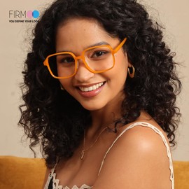 Firmoo Blue Light Blocking Glasses for Woman/Men, Tortoise Square Frame Computer Gaming & Phone Eyewear Anti Eyestrain, X11808