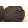 Ankyo Dark Gray Rope Basket with Lid Woven Cotton Round