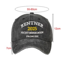 Retirement Gift Keyring Retirees 2025 Retirement Gift Baseball Cap Men Retirement Gift Leaving Gift Colleagues Men Pensioner Gift for Dad Grandpa Retirement, blue