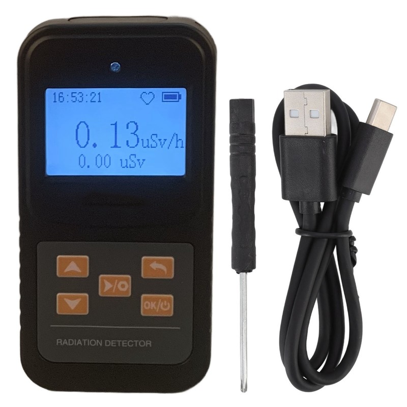Nuclear Radiation Detector High Sensitivity 2 Power Supply Modes Double