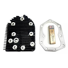 Lil Red Barn Cylinder Head, Head Gasket & Spark Plug for Kohler K241 K301 K321 M10 M12 M14, Cast Iron K Series and Magnum Series Replaces # 47-015-06-S, 230670-S
