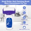FunisFun Small Roller Wall Patching Brush, Wall Repair Paste Roller