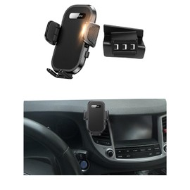 soukeo Upgraded Car Phone Holder Fits for Hyundai Tucson 2016 2017 2018 2019 2020 2021 Auto Accessories,Cradles Adjustable Cell Phone Mount for 4-7 in Phones