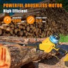 Cordless Reciprocating Saw for DEWALT 20V Max Battery, DEROLT Brushless