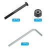 PATIKIL Skateboard Hardware Kit, 2.1" Mounting Screws Hex Head Bolts