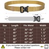 MOZETO Tactical Belts for Men Military Style Work Hiking Riggers