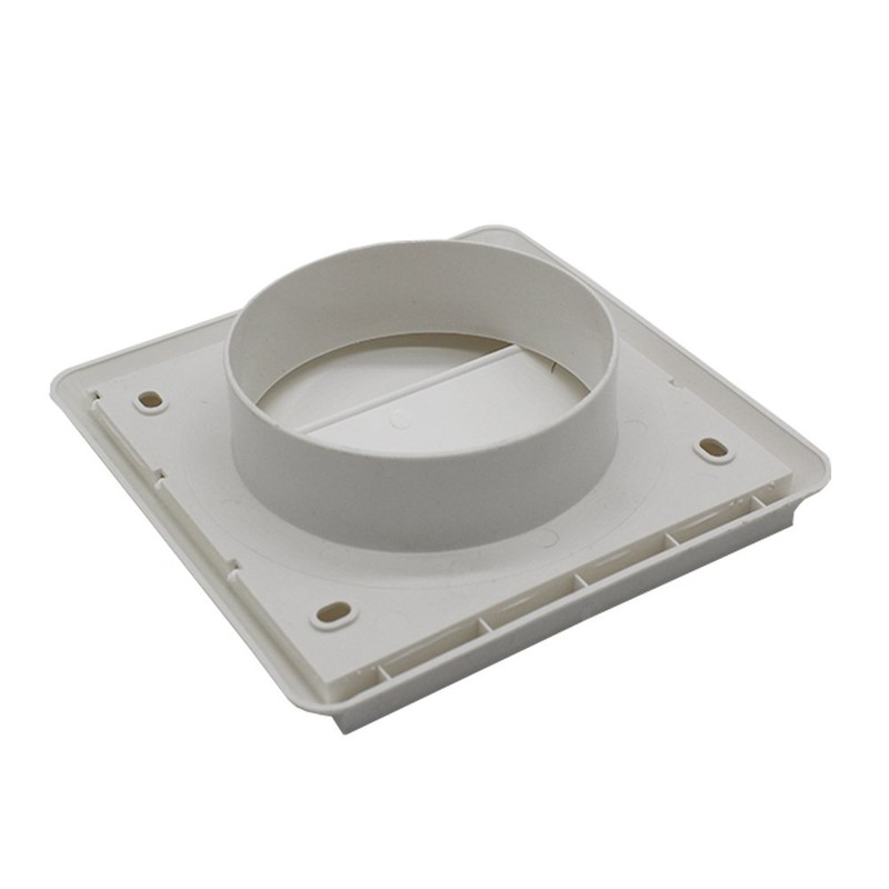 Kair White Gravity Grille 155mm External Dimension Ducting Air Vent