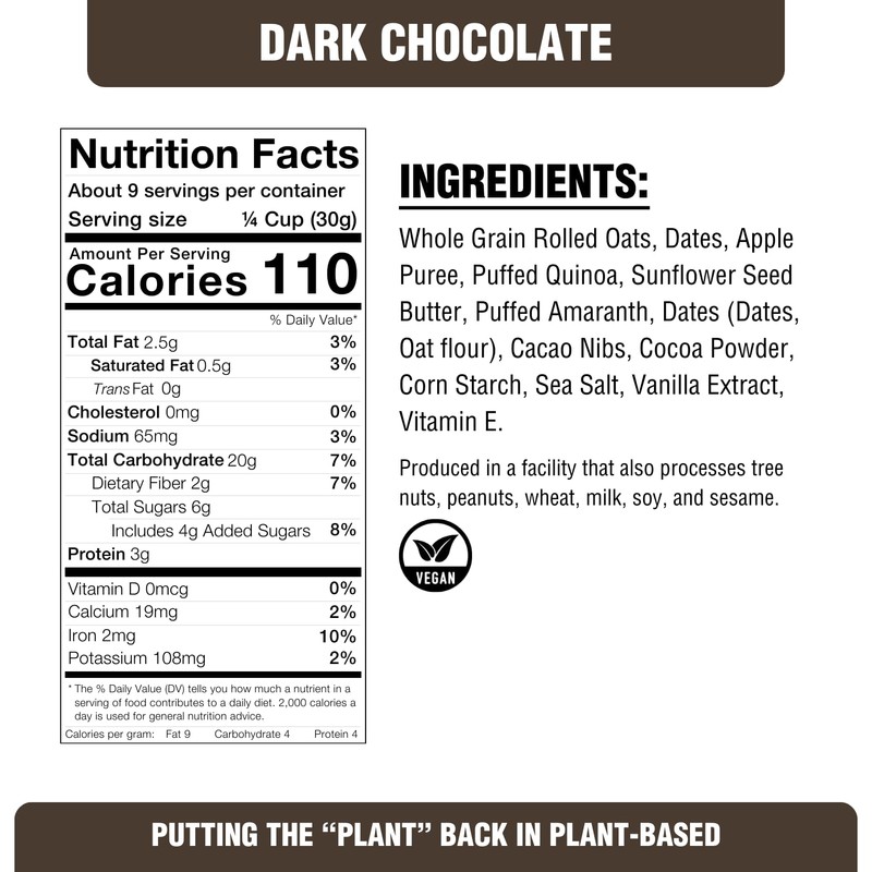 Dark Chocolate Granola (4-Pack)