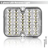 AGRISHOP 1piece 12/24V LED Rear Trailer Reverse Light White,19leds Trailer