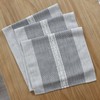 Braided Striped Table Runner Rustic Embroidery Coffee Table Runners for