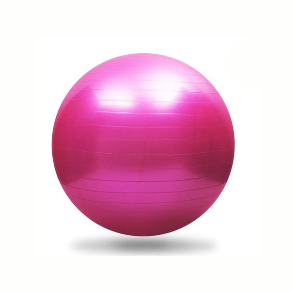 AINAAN Premium Extra Thick Yoga Ball， Anti-Burst - Slip Resistant!-Pink