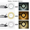 Magnifying Glass with Light and Clamp, Magnifying Lamp with 4.2''