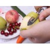 Starchef Straight Peeler Slicer,Vegetable Fruit Peeler Slicer,Ergonomic Handle,White