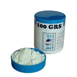 Kit de Pulido con Óxido de Cerio Puro 100 grs, Discos de Fieltro de Lana, Paño de Regalo Incluido, TREO 99.96%