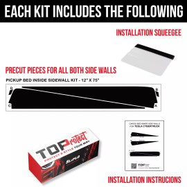 SLiPLO Cybertruck Cargo Bed Pickup Bed Inner Sidewall Protection DIY Vinyl Kit
