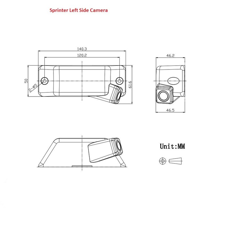 Reversing Camera Reversing System Parking Aid Transporter for Installation Position
