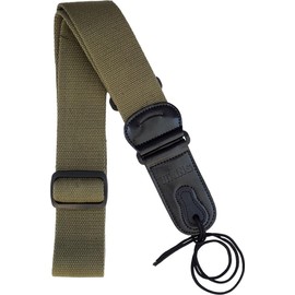 Cotton Guitar Strap Green