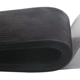 25Yards*10CM Black Polyester Stiff Horsehair Braid Ribbon for Wedding Dress,Boning Sewing