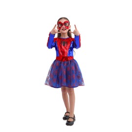 Sincere Party Girl's Spider Fancy Dress Up Costume with Eye-mask 2-3years