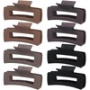8 Pcs Large Hair Claw Clips 4.1 Inch Non-slip Big