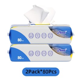 Mioszzi Heavy Duty Kitchen Wipes 160pcs, Disposable Grease Cutting Wipes