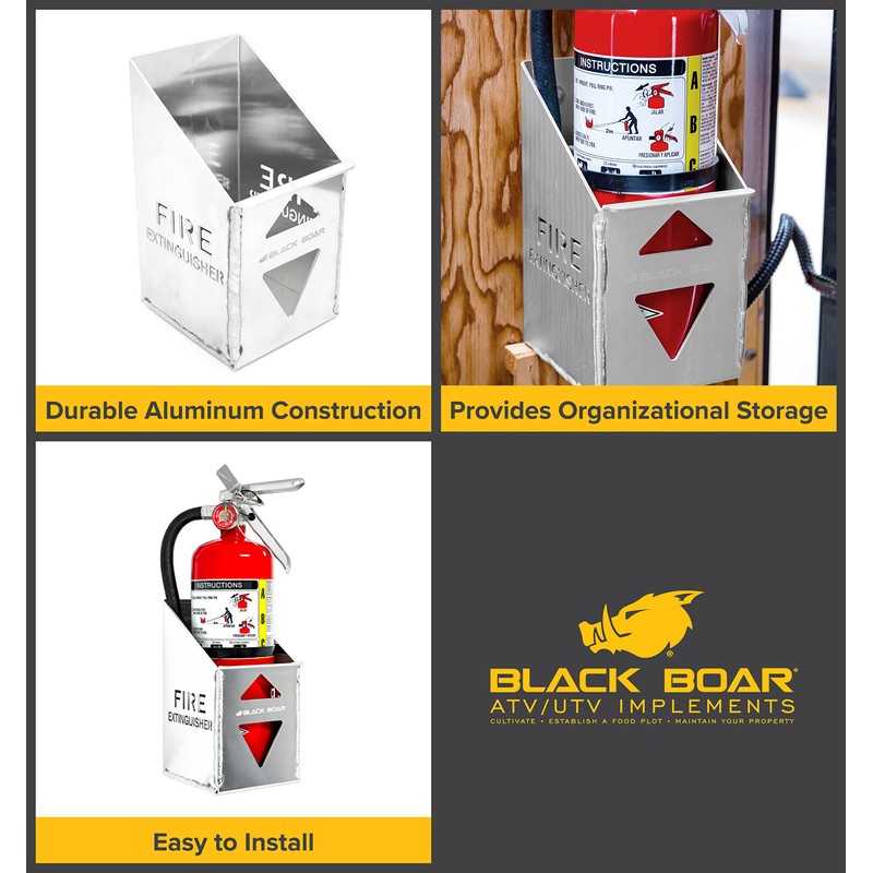 Black Boar Aluminum Holder for Enclosed Trailer/Garage | Securely Holds