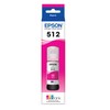 Epson 512 EcoTank Auto-Stop Ink Bottle, Magenta (T512320)