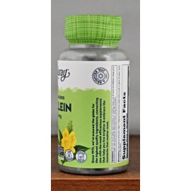 Solaray Mullein 100 Capsules True Herbs Mullein Leaves 330 mg 100 VegCaps