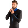 Cressi Skin 1mm - Super Elastic Suit, Black, Blue, Size