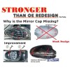 MotorKing B707 02-06 For NISSAN ALTIMA Right MIRROR CAP COVER