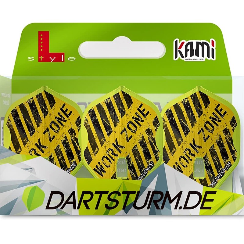 L-Style Champagne Flight Kami Work Zone Standard Colour Neon Yellow