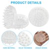 Moicstiy 16 Pack Carpet Protector Spiked Caster Cups, Round Furniture