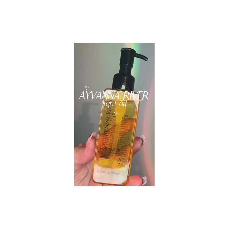 Ayvanna Rver Shampoo Aceite Capilar Para Mejora Las Puntas Secas