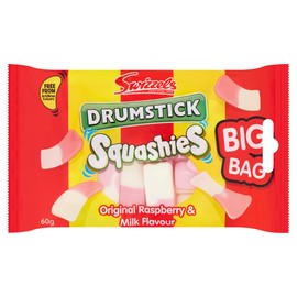 Drumstick Squashies Original Raspberries & Milk Flavour 60g