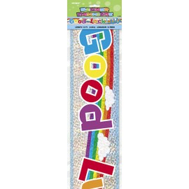 Good Luck Prism Multicolor Banner (3.6 Meters) 1 Piece - Decorative Party Banner for Festivities and Celebrations