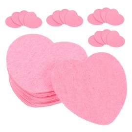 TOVINANNA 60pcs Compressed Facial Sponges Heart Shaped Cellulose Cleaning Puff for Makeup Removal Quick Drying Exfoliating Pads Durable and Easy to Clean Skincare Essential
