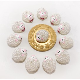 Docenera Velas Borreguitos de la Abundancia Divina Providencia Set 12 velas aromticas y Base                                                          