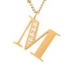 LuckyLy Collares para Mujer Inicial Acero Inoxidable Oro 18K Regalos