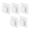 5pcs Wall Shelf Tube Holder Stainless Steel Bar Mount Bracket