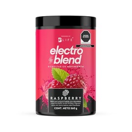 Electrolitos en Polvo Sin Azúcar Añadida | 60 servicios | Hidratación y Recuperación Física | Más de 80 Minerales, Citrato de Magnesio y Potasio. Sabor Frambuesa | 360 gramos. Electroblend B Life
