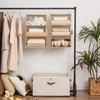 StorageWorks 6-Shelf Hanging Closet Organizers, Two 3-Shelf Separable Closet Hanging
