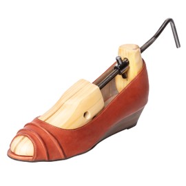 UPP Shoe Stretcher for Women & Children's Shoes, Shoe Stretcher for Sizes 32-43, Shoe Expander, Shoe Stretcher, Made of Pine Wood with Twist Mechanism, Stretches Shoes in Length and Width, Pack of 1,